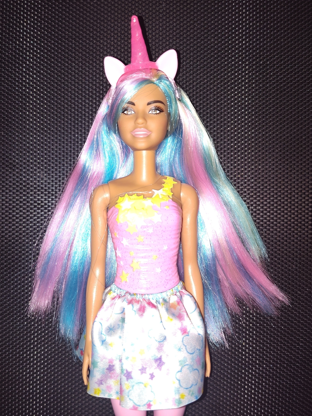 Barbie Unicorn Doll an Small Barbies Doll with Pastel Pink, Blue & Purple Hair